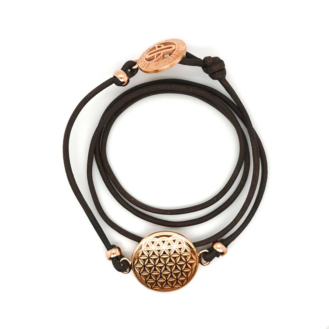 Armband „Blume des Lebens” Roségold